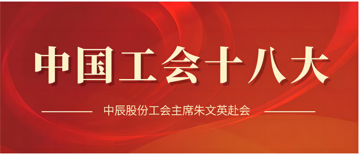 中國工會十八大順利召開，中辰股份工會主席朱文英作為代表出席赴會